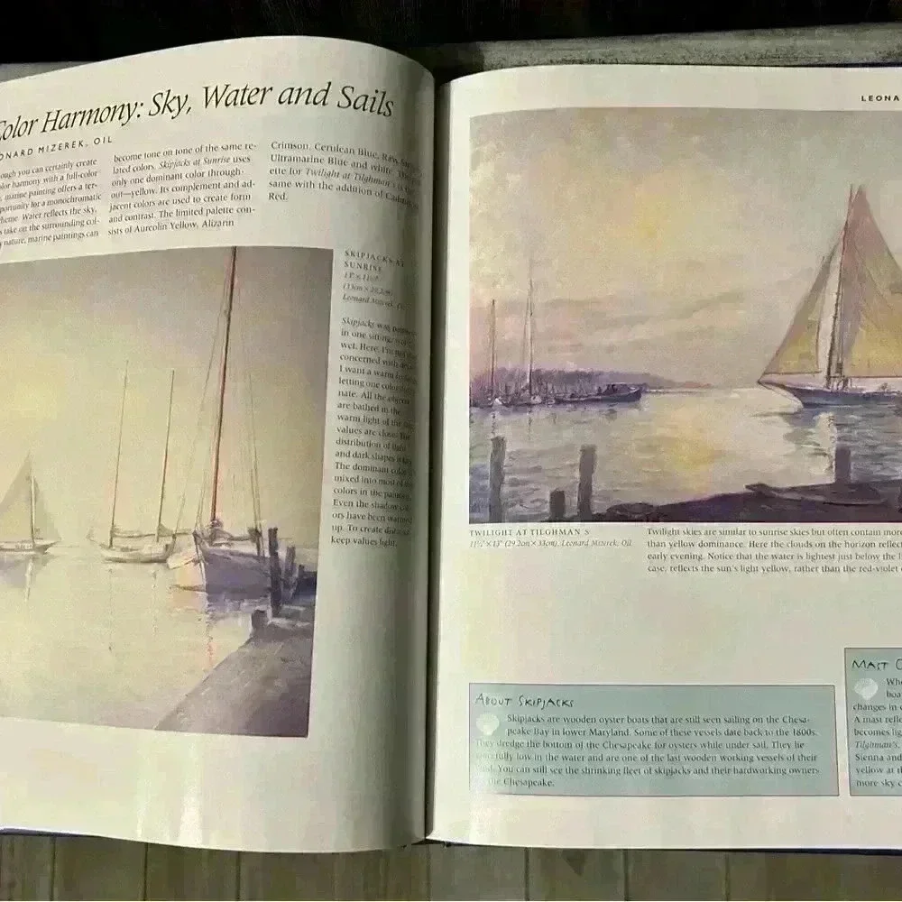 Painting Ships, Shores, and the Sea. Vintage book by Rachel Rubin Wolf. - Picture 9 of 9